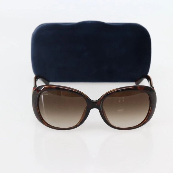 GUCCI Sunglasses plastic Brown Auth 143200V - Picture 2 of 11